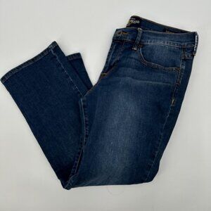 Lucky Brand Jeans Womens 8/29 Blue Sweet'N Crop Cropped Capri Flap Pockets Denim